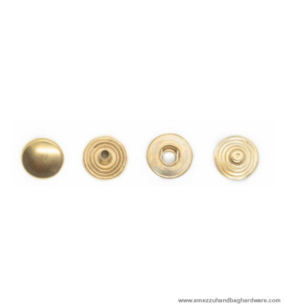 Snap Fasteners gold &Oslash; 12 mm.